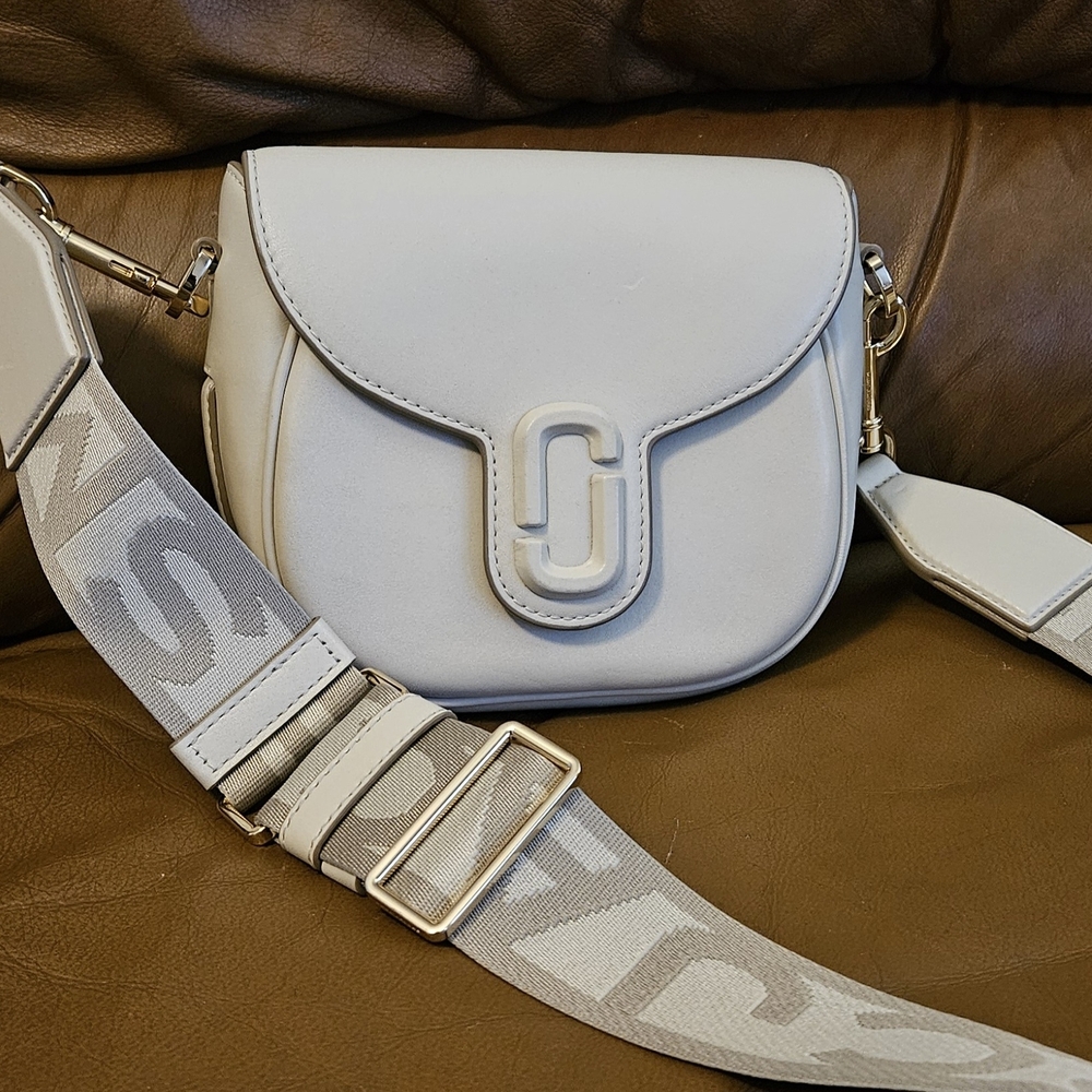 Women's Marc Jacobs Cream Leather Luxury Crossbody/Shoulder Bag (EXCELLENT) - Picture 3 of 16